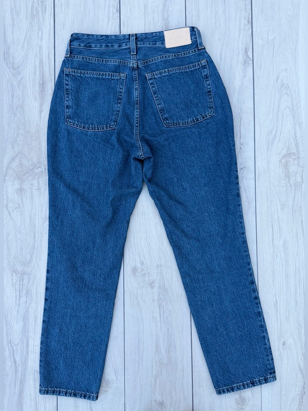 Everlane The Curvy 90’s Cheeky Straight Jean 28 Button Fly Y2K High Rise Stretch - Picture 5 of 14